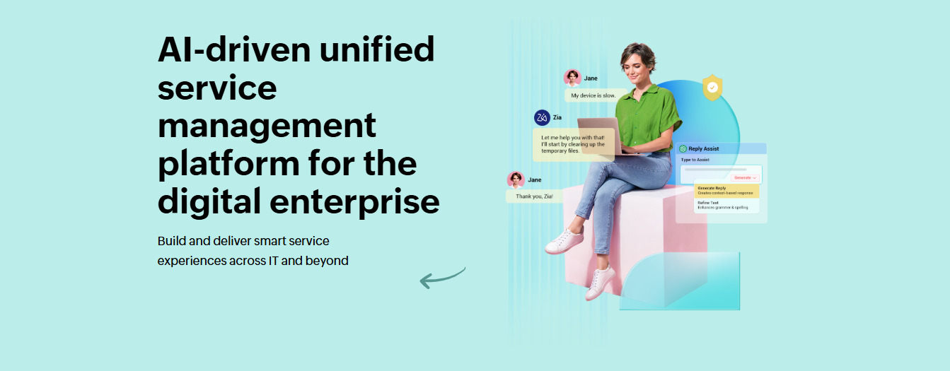 AI-driven unified service management platform for the digital enterprise